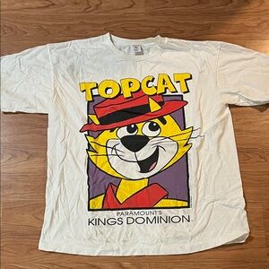 Top Cat Paramounts Kings Dominion Amusement Park T shirt size XXL